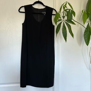 Lida Baday silk lined black shift dress
